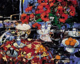 Peter Mclaren - Still Life with Poppies