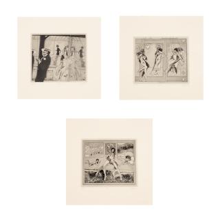 Peter Milton - A Group of 3 Surrealist Etchings 3