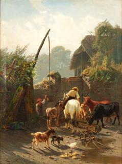 Peter Moran - Farmyard