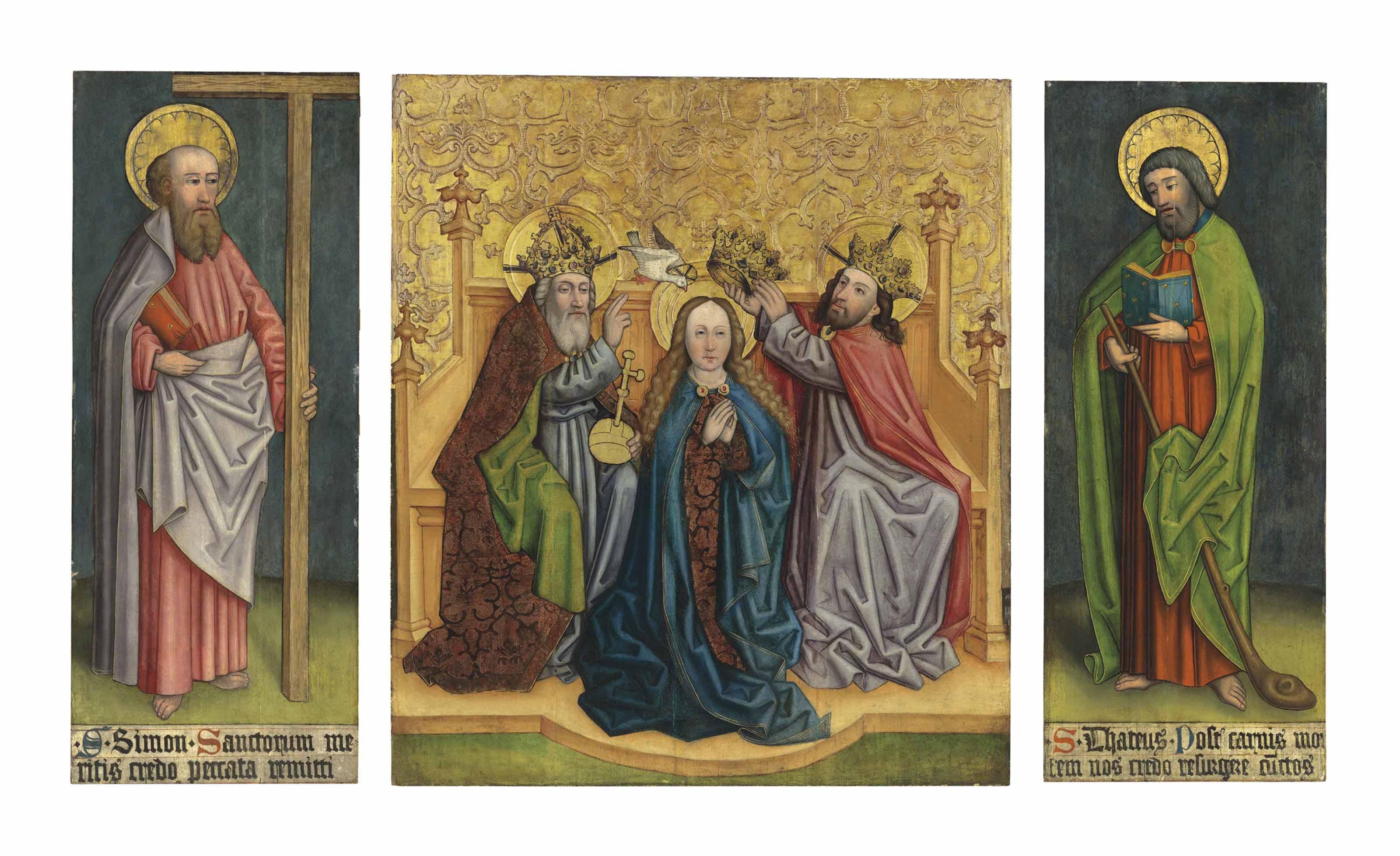 Peter Murer - Saint Simon; The Coronation of the Virgin; and Saint Jude