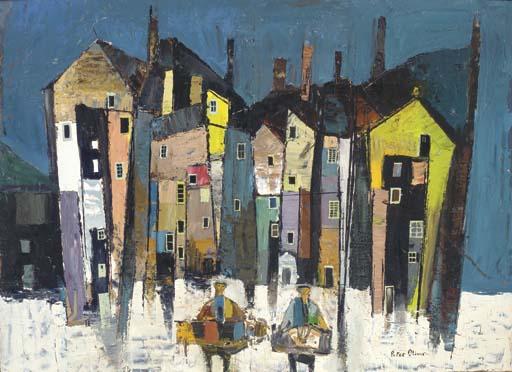 Peter Oliver - Man with Baskets