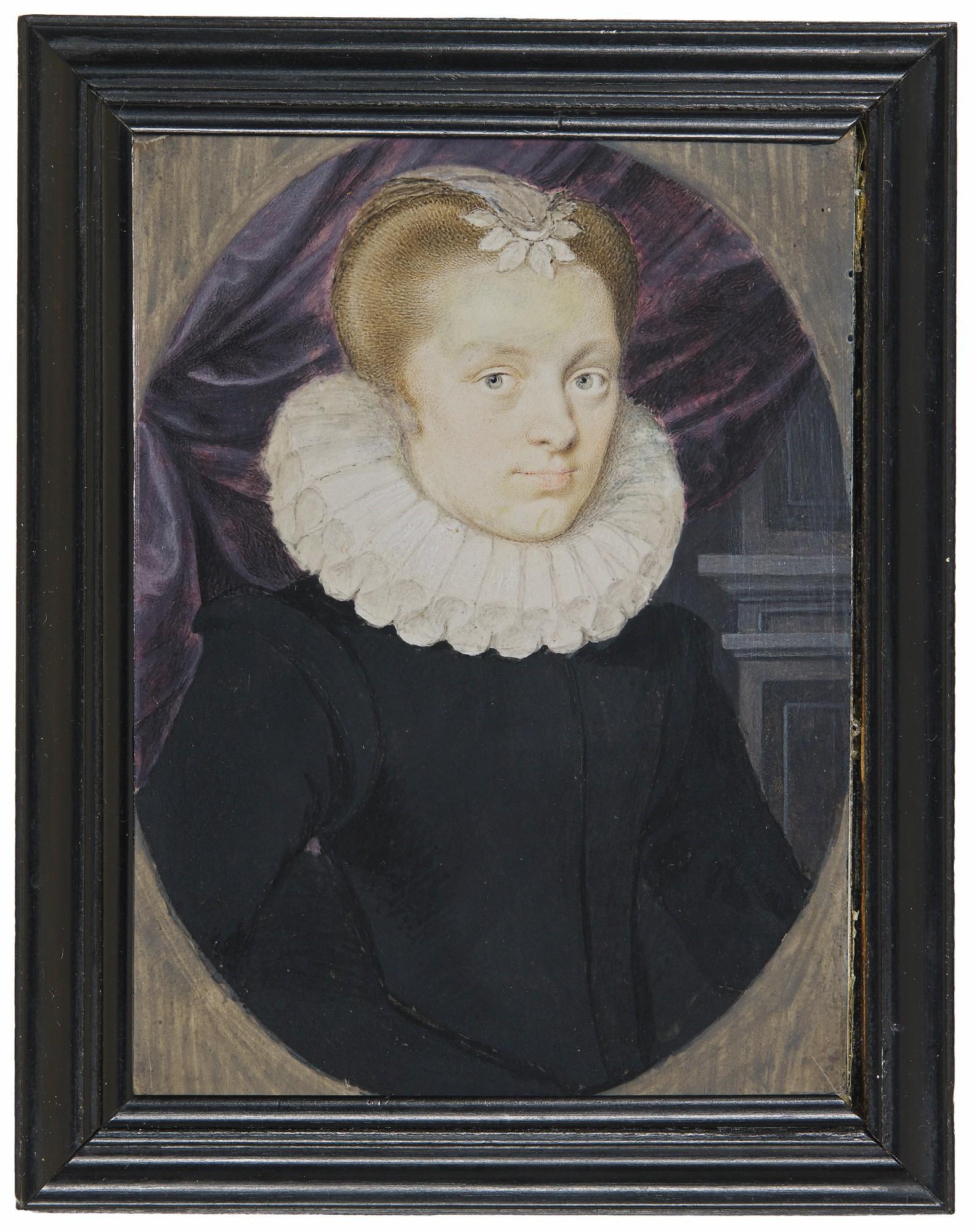 Peter Oliver - Portrait Of A Lady, Circa 1620
