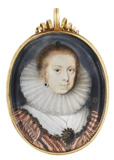 Peter Oliver - Portrait Of A Lady, Traditionally Identified As Lady Anne Clifford, Later Countess Of Pembroke (1590-1676), Circa 1620
