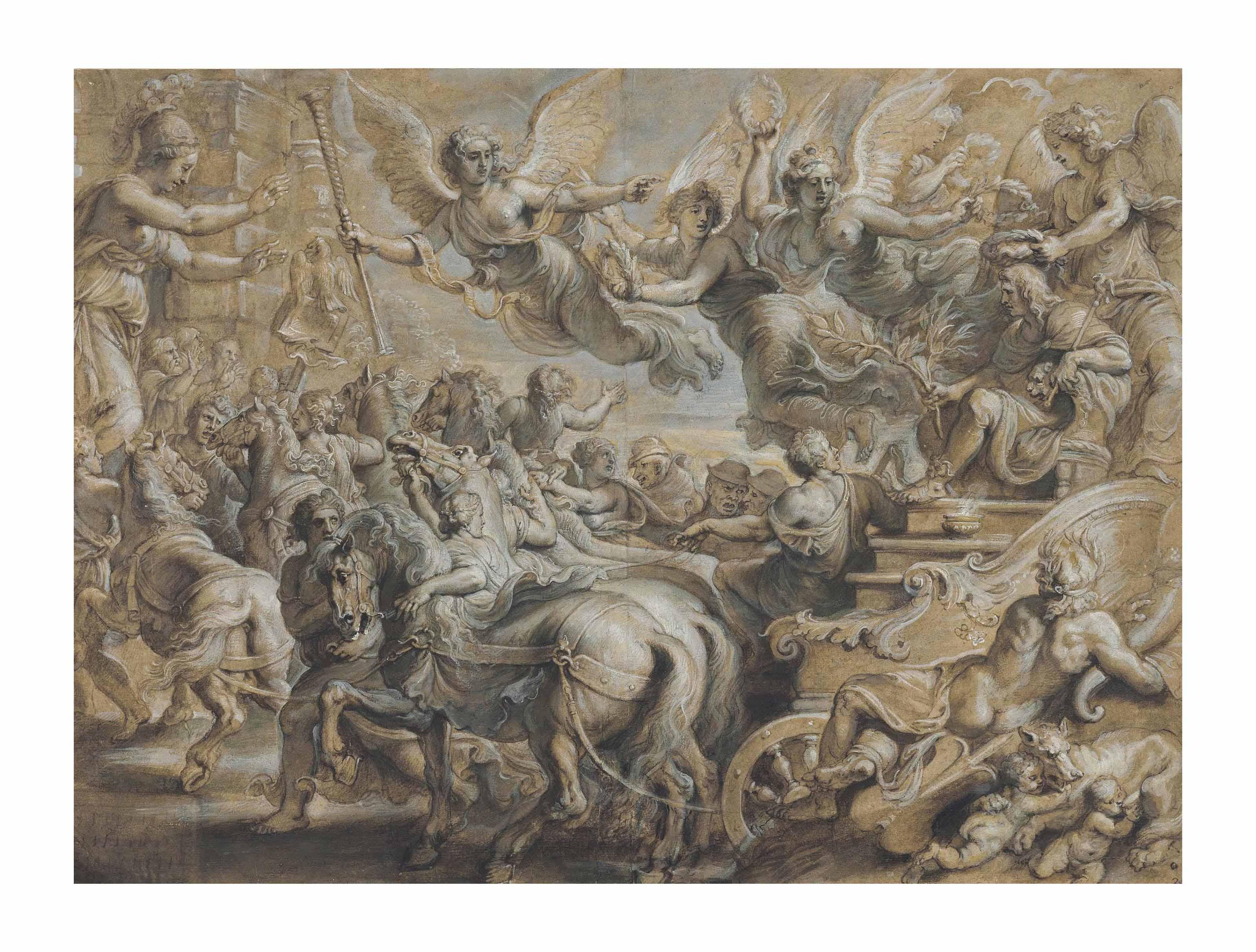 Peter Paul Rubens - Scipio Africanus welcomed outside the gates of Rome, after Giulio Romano