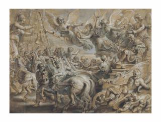 Peter Paul Rubens - Scipio Africanus welcomed outside the gates of Rome, after Giulio Romano