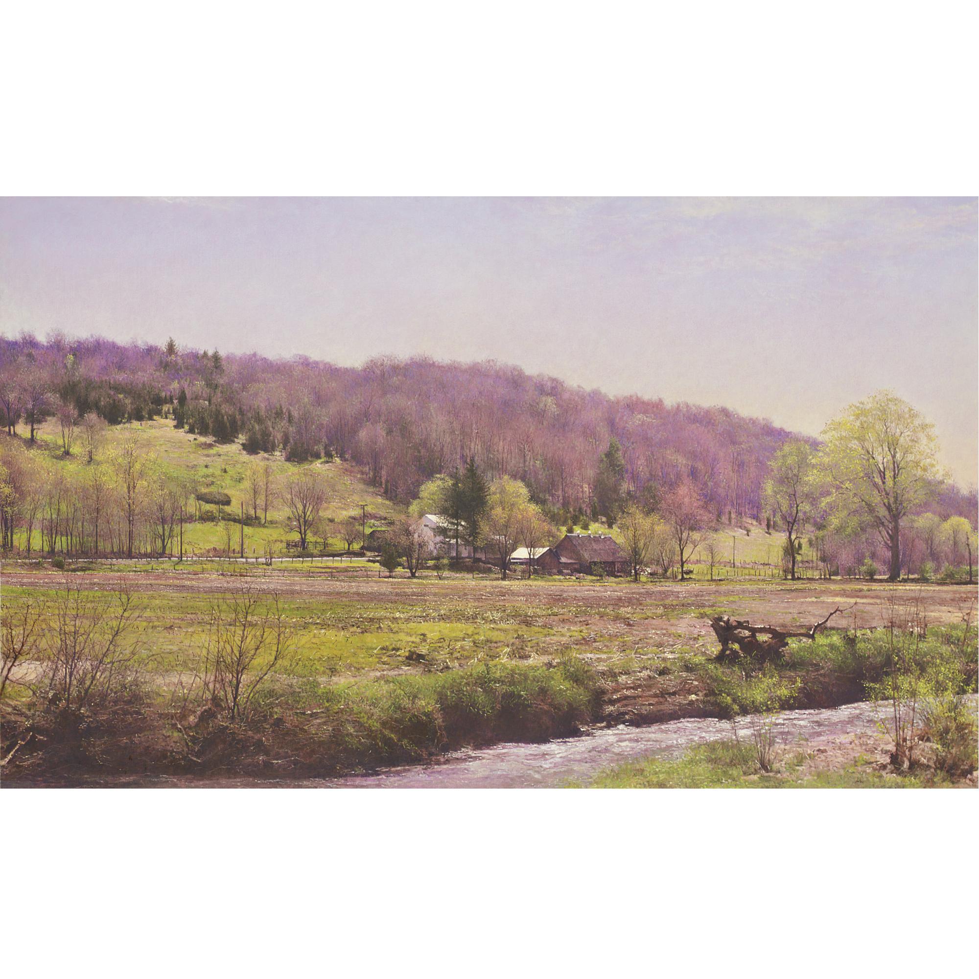 Peter Poskas - Bauch Farm From Johnson\'S Cornfield, April