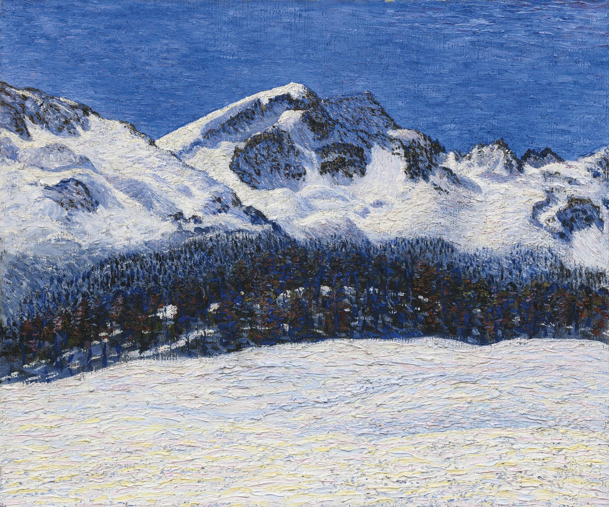Peter Robert Berry - Winterlandschaft, Corvatsch