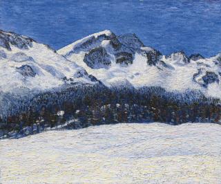 Peter Robert Berry - Winterlandschaft, Corvatsch
