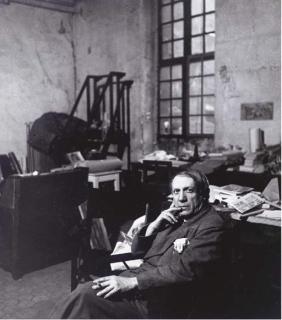 Peter Rose Pulham - Picasso dans son studio rue des Grands Augustins