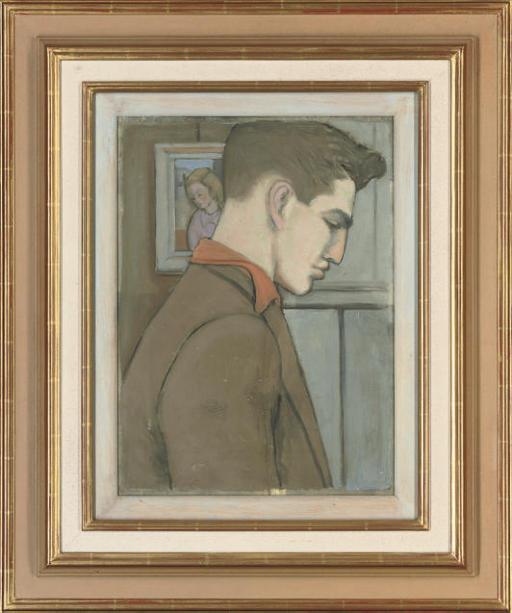 Peter Samuelson - Male Figure In Profile