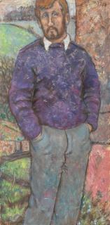 Peter Samuelson - Man with Purple Jumper