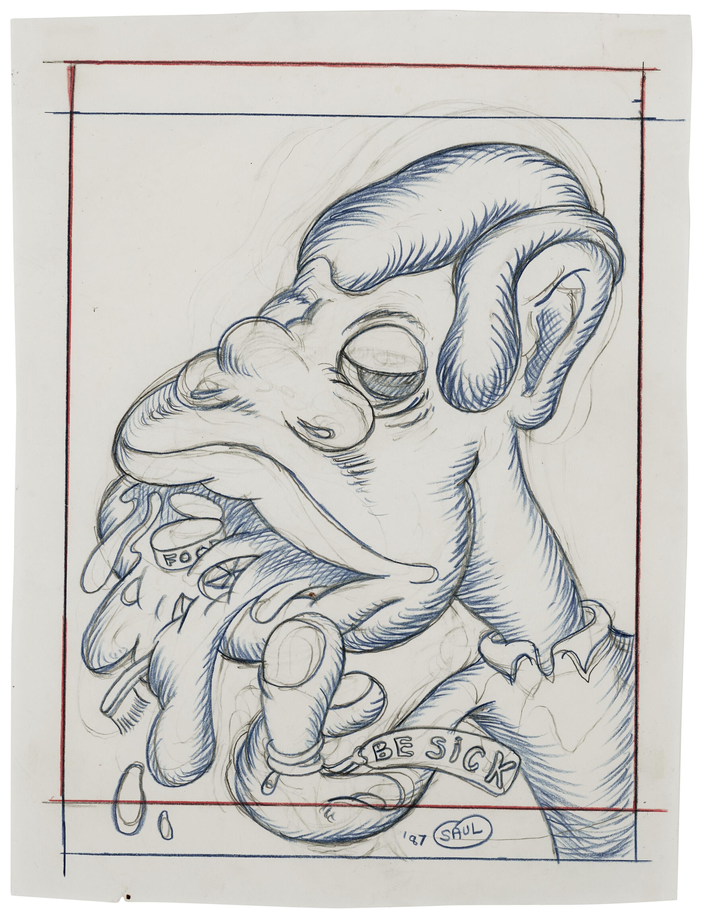 Peter Saul - Be Sick