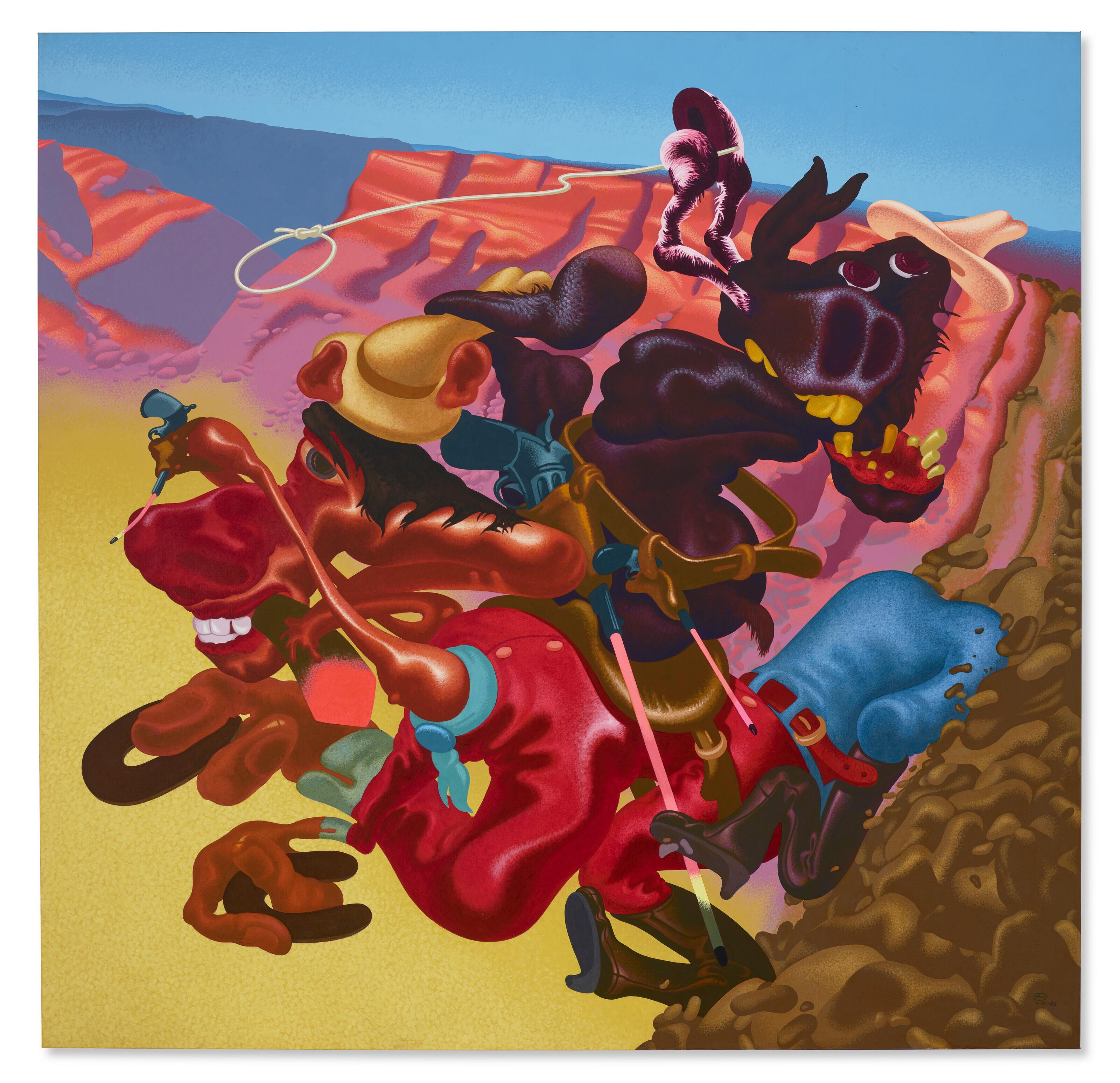 Peter Saul - Humble Cowboy