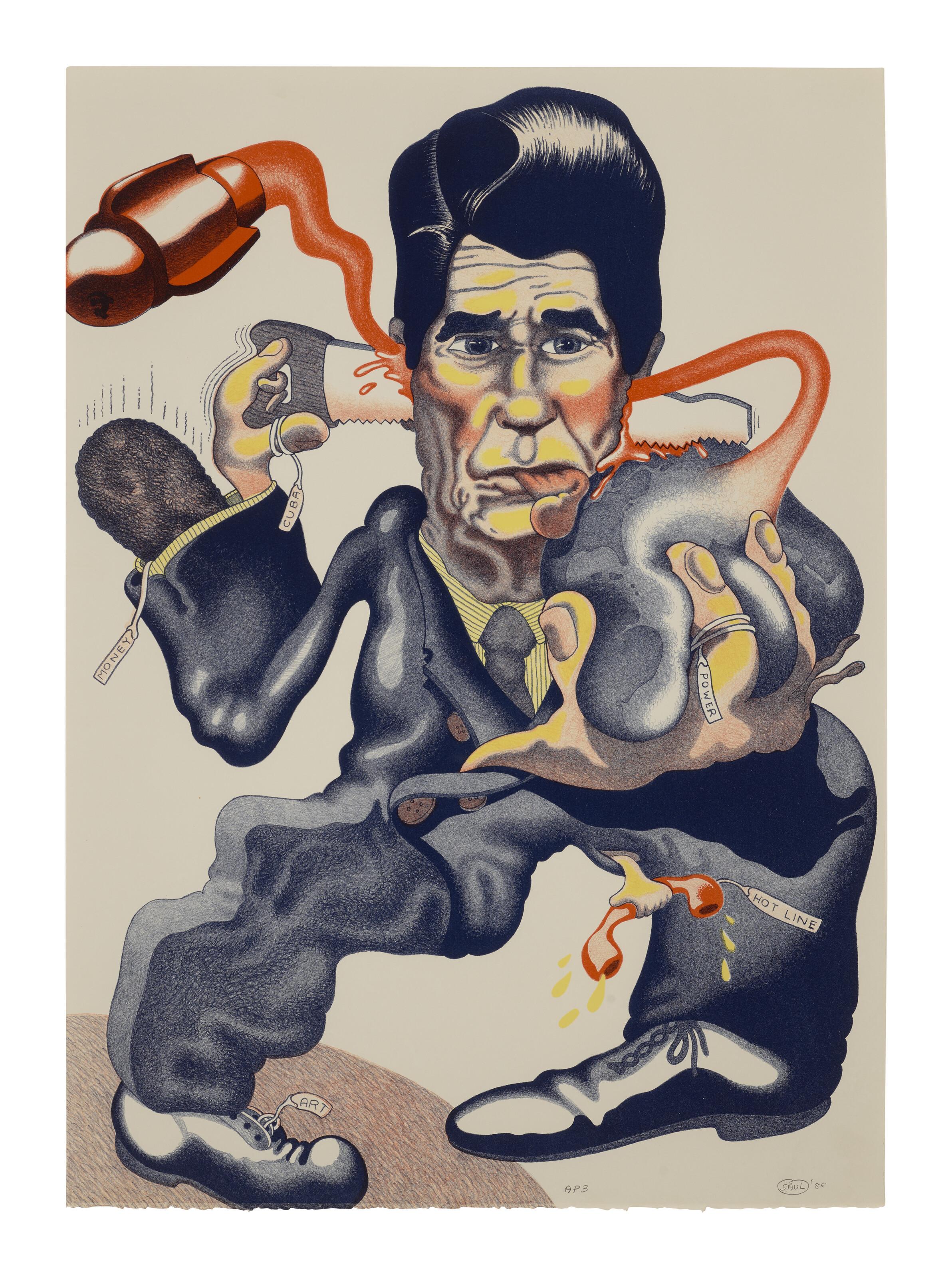 Peter Saul - Politics