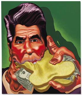 Peter Saul - Ronald Reagan II