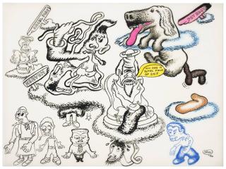 Peter Saul - Shit in Heaven