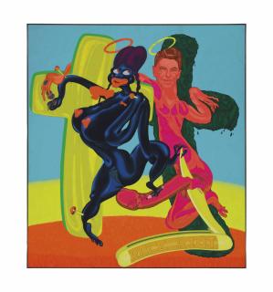 Peter Saul - Story of Race Hate