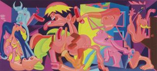 Peter Saul - Study for Picasso\'s Guernica