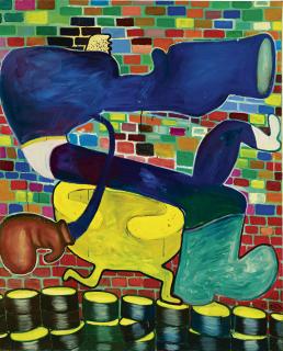 Peter Saul - Superman