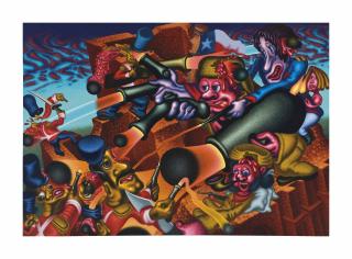 Peter Saul - The Alamo
