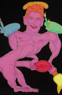 Peter Saul - Umerican art (Ronald Reagan)