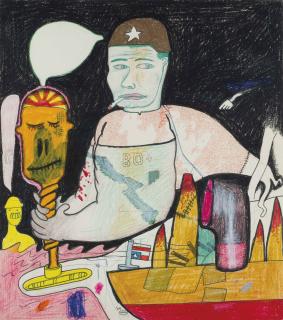 Peter Saul - Untiteld (Gi & Ship)