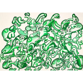 Peter Saul - Untitled, from Olympic Centennial Suite