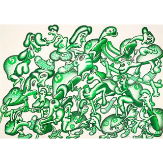 Peter Saul - Untitled, from Olympic Centennial Suite