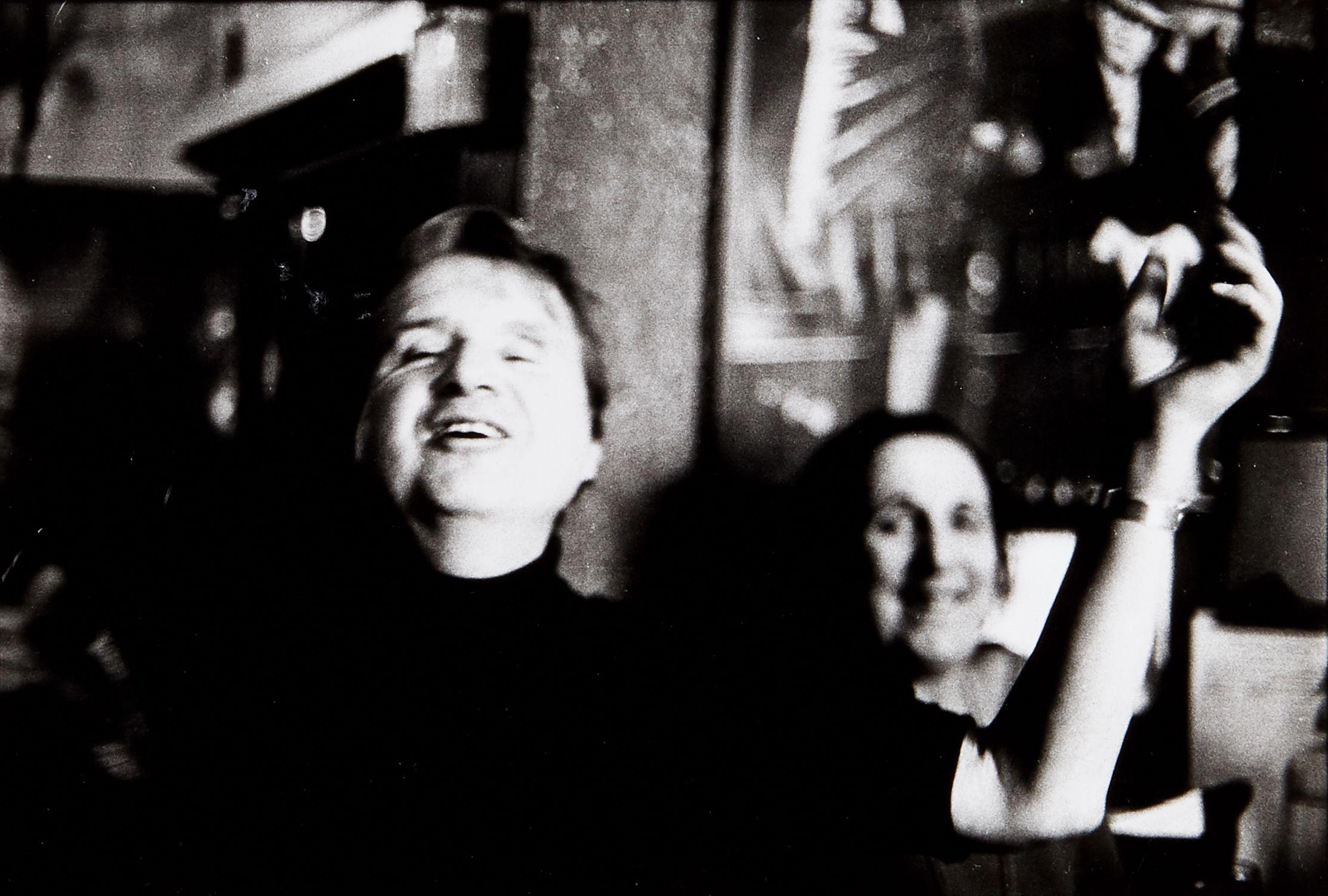 Peter Stark - Francis Bacon Celebrating In The Colony Club (Muriel Belcher In The Background)