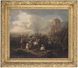 Peter Tillemans - A Cavalry Skirmish