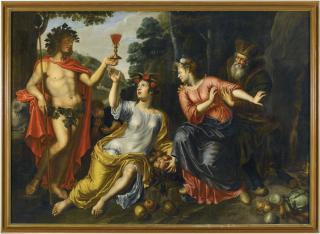Peter Van Lint - Bacchus, Ceres, Proserpina And Pluto