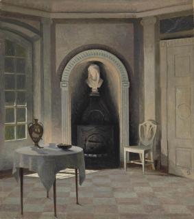 Peter Vilhelm Ilsted - A sunlit interior