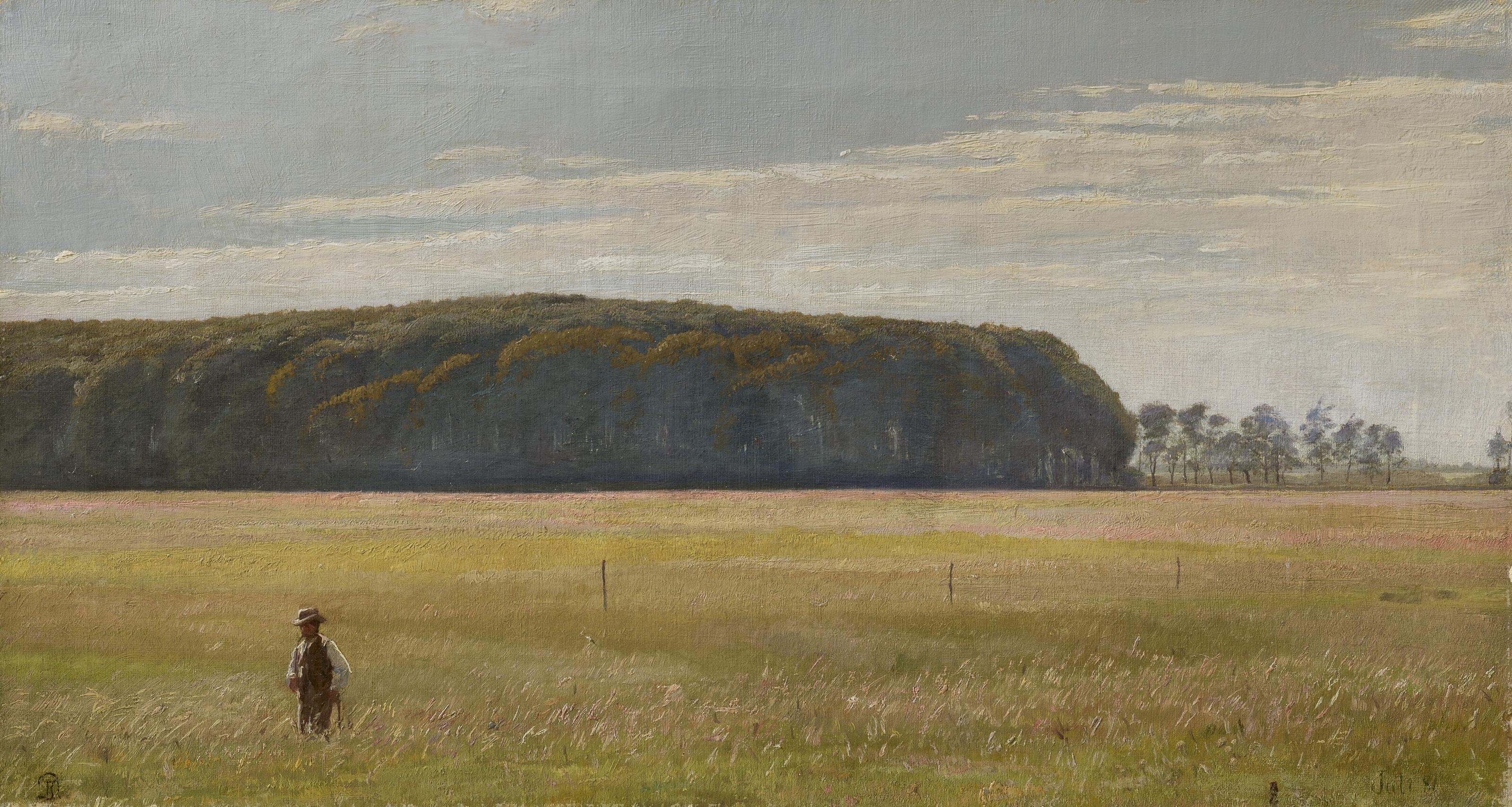 Peter Vilhelm Ilsted - Figure in a Summer Landscape