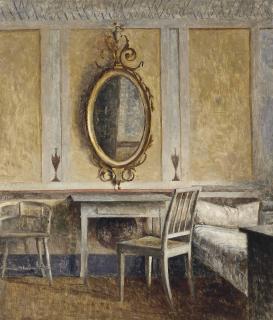 Peter Vilhelm Ilsted - Interior at  Liselund Gammel Slot