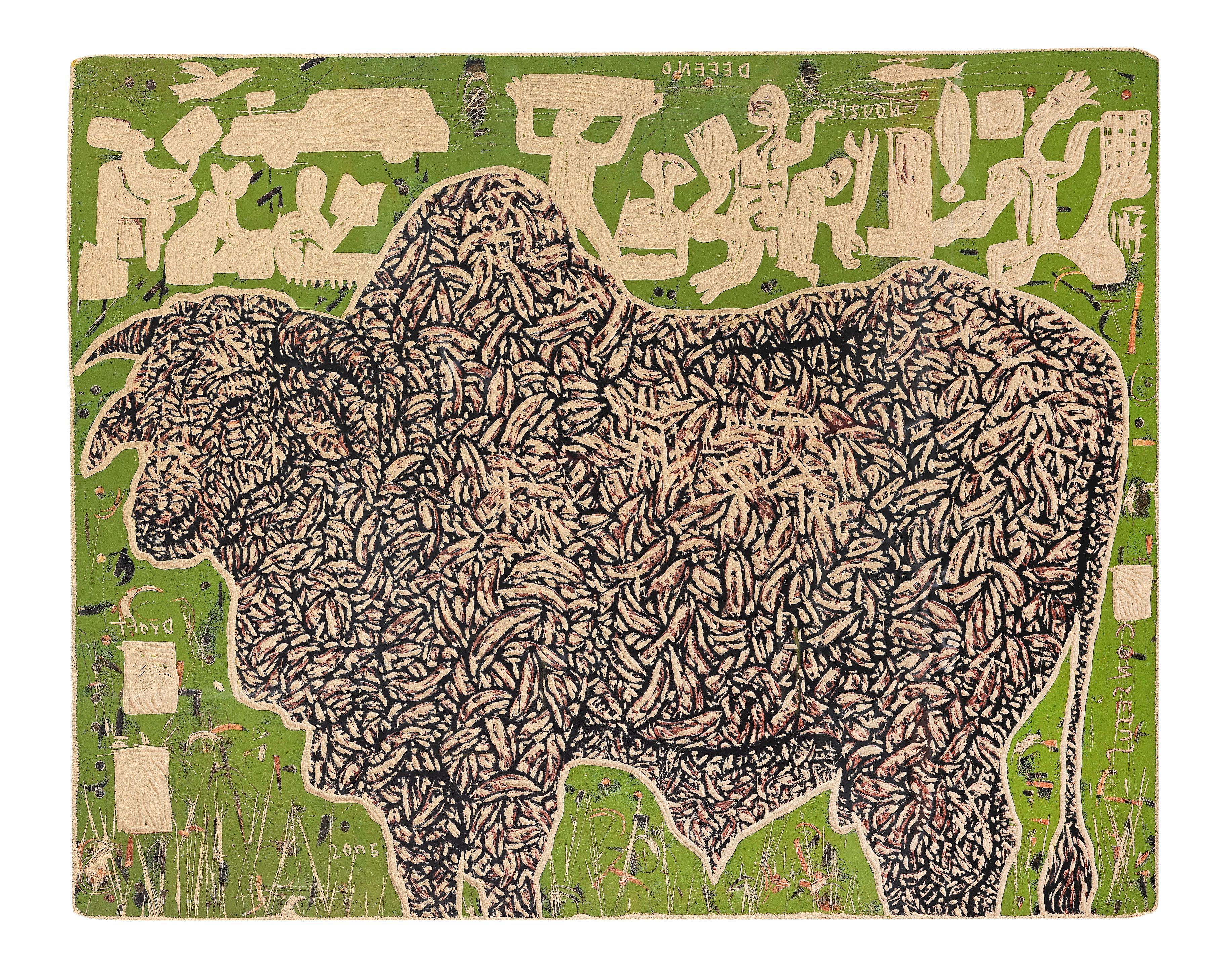 Peterson Kamwathi - Ndizi from the Constitutional Bulls series