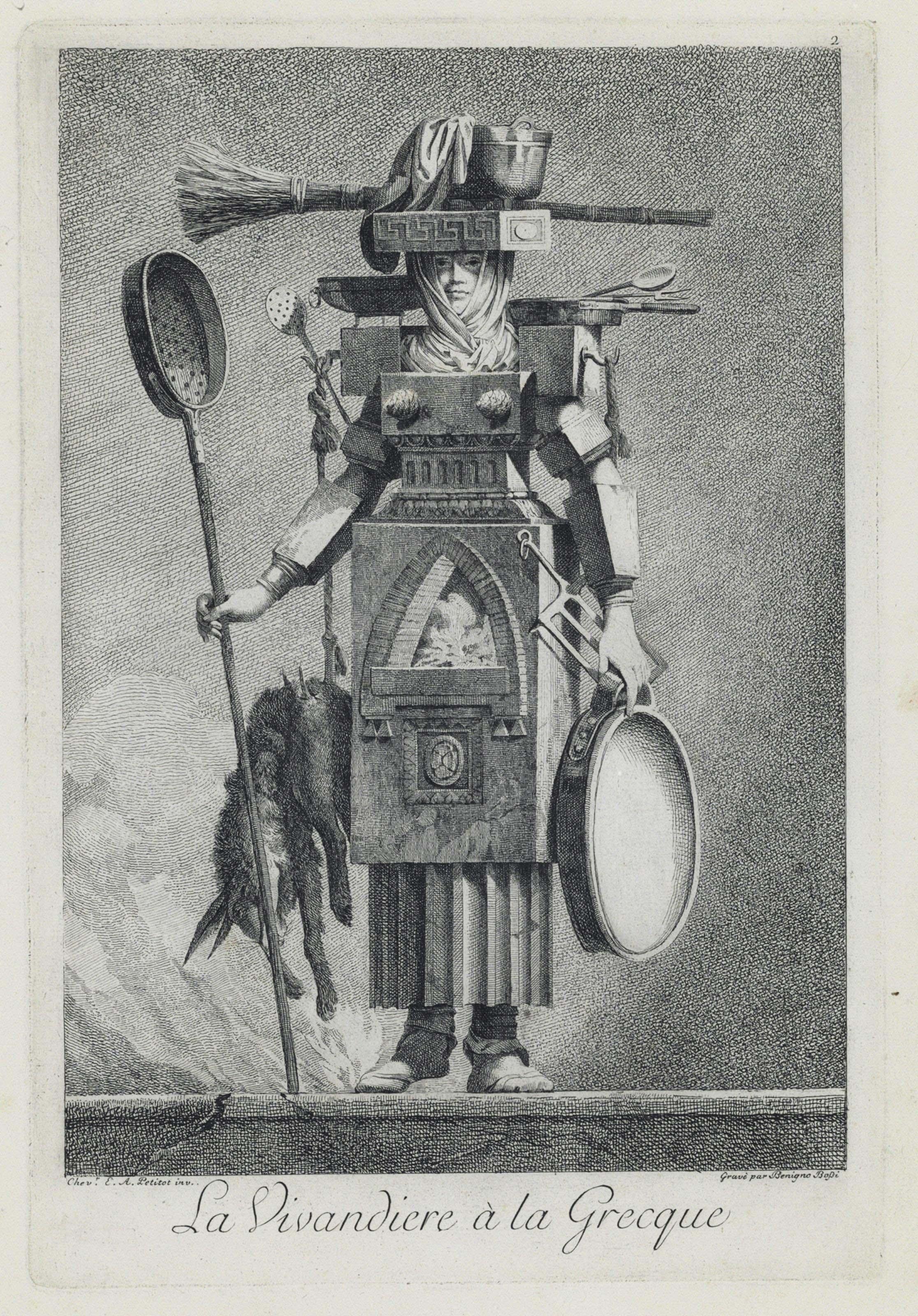 Petitot, Ennemond Alexandre - Mascarade à la Grecque D