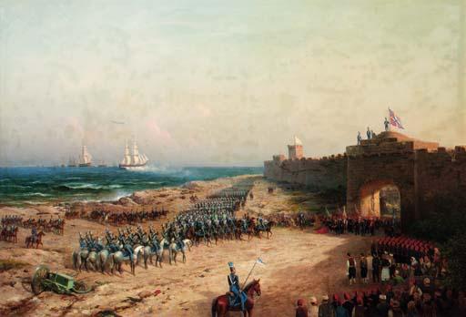 Petr Aleksandrovich Sukhodol\'skii - Surrender of the Turkish Fortress to Russian Forces