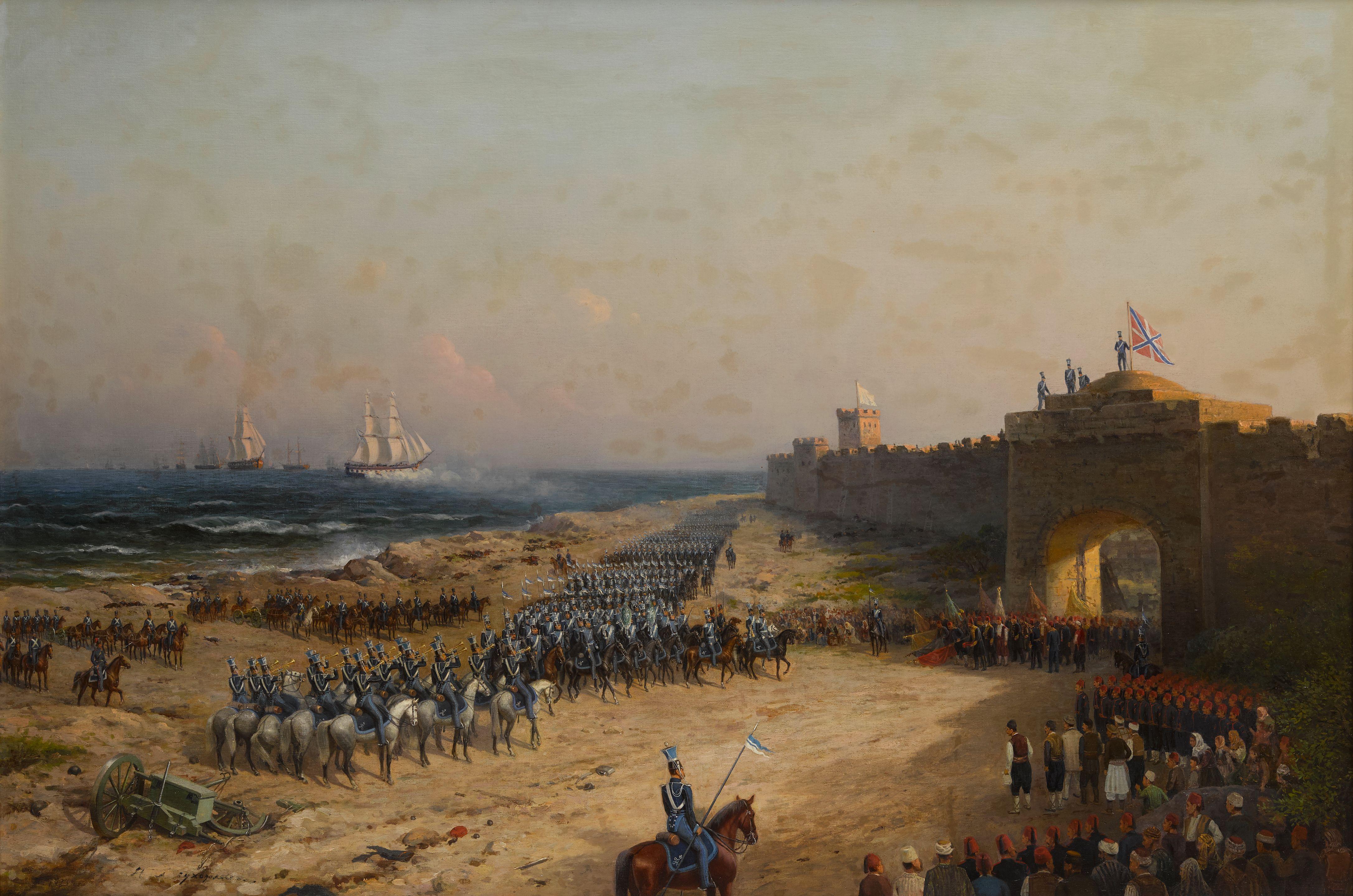 Petr Alexanderovich Sukhodol\'Sky - Surrender Of The Turkish Fortress To The Russian Army