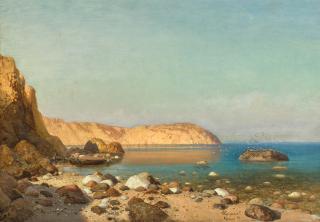 Petr Alexandrovich Sukhodolsky - A Coastal View In Crimea