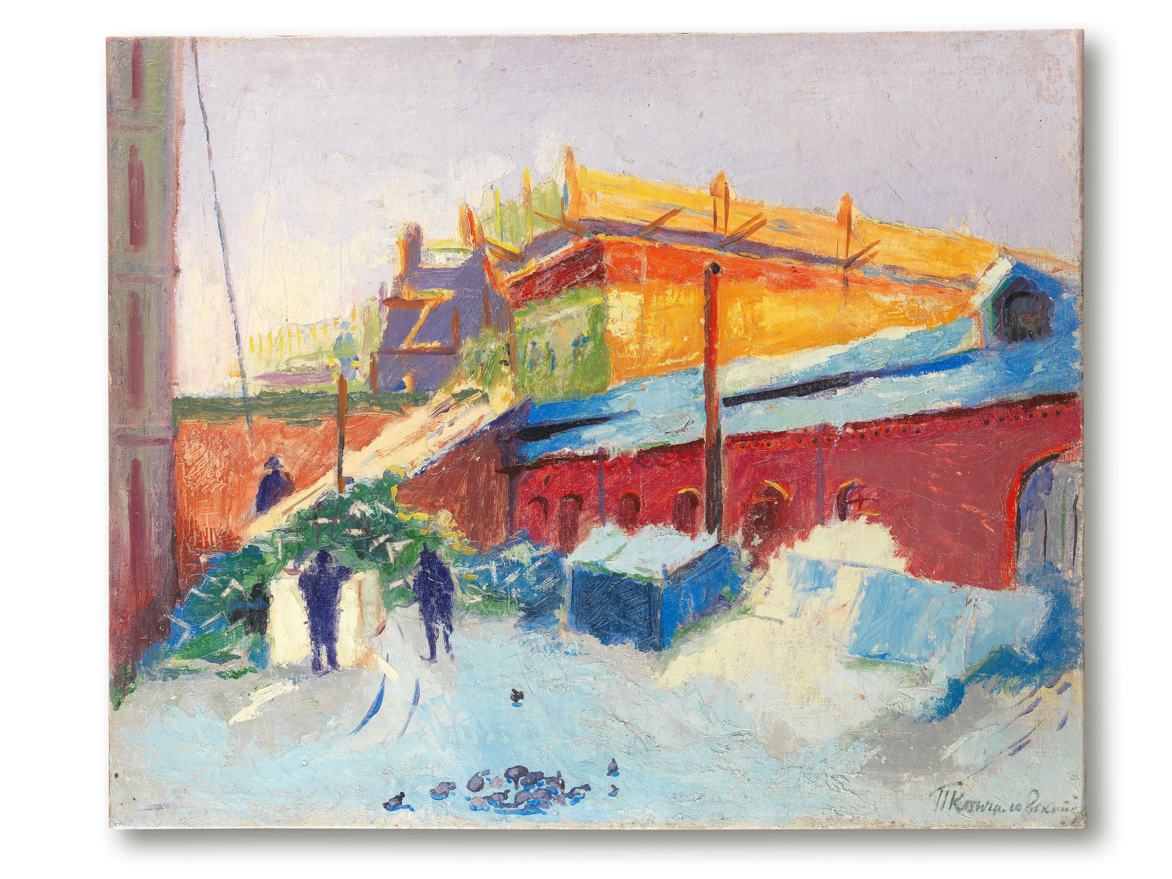 Petr Petrovich Konchalovsky - \'A street in Ryazan\', 1931