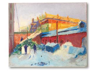 Petr Petrovich Konchalovsky - \'A street in Ryazan\', 1931