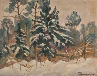 Petr Petrovich Konchalovsky - Fir Tree In Winter