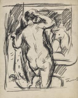 Petr Petrovich Konchalovsky - Nude In Front Of A Mirror