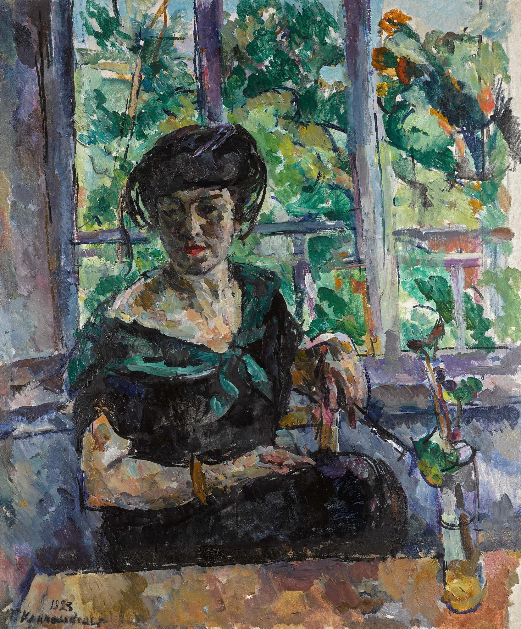 Petr Petrovich Konchalovsky - Portrait of Henrietta Pascar