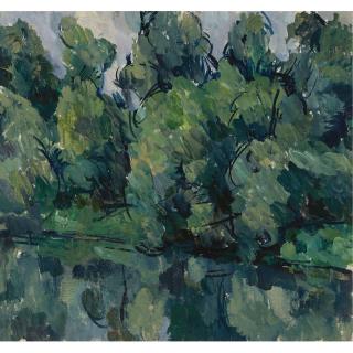 Petr Petrovich Konchalovsky - Russian Trees By A Lake, 1921