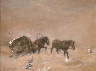 Petr Petrovich Sokolov - Troika in the snow