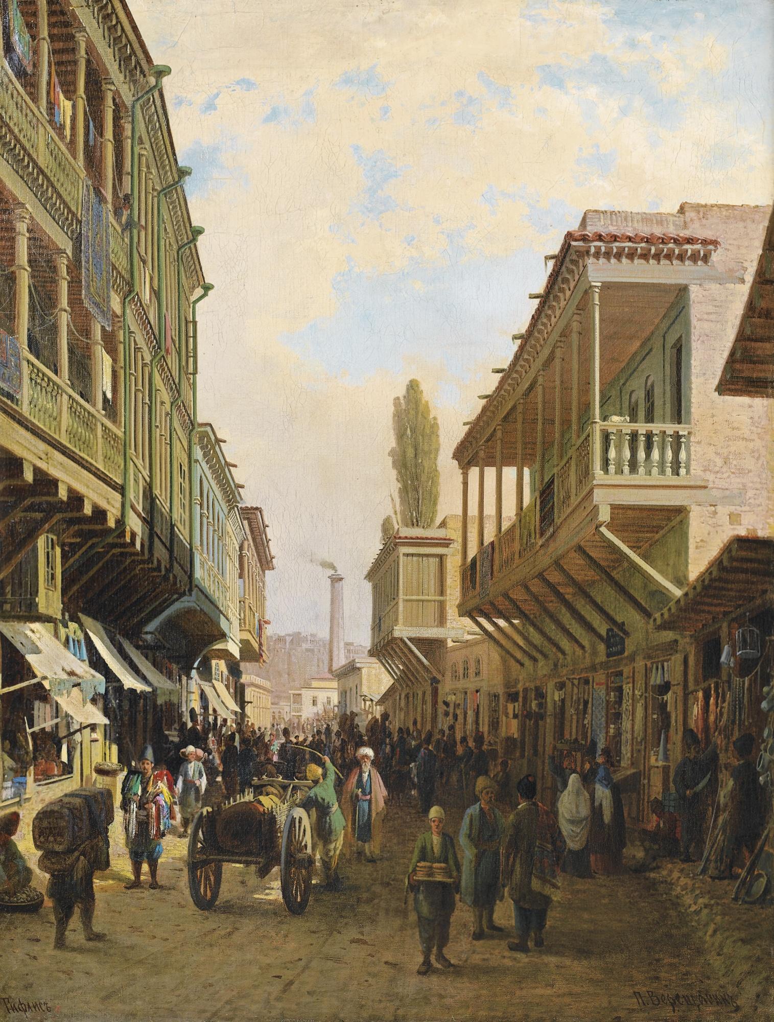 Petr Petrovich Vereshchagin - Street In Tiflis