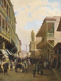 Petr Petrovich Vereshchagin - Street In Tiflis