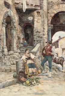 Petro Pavesi - The vegetable seller