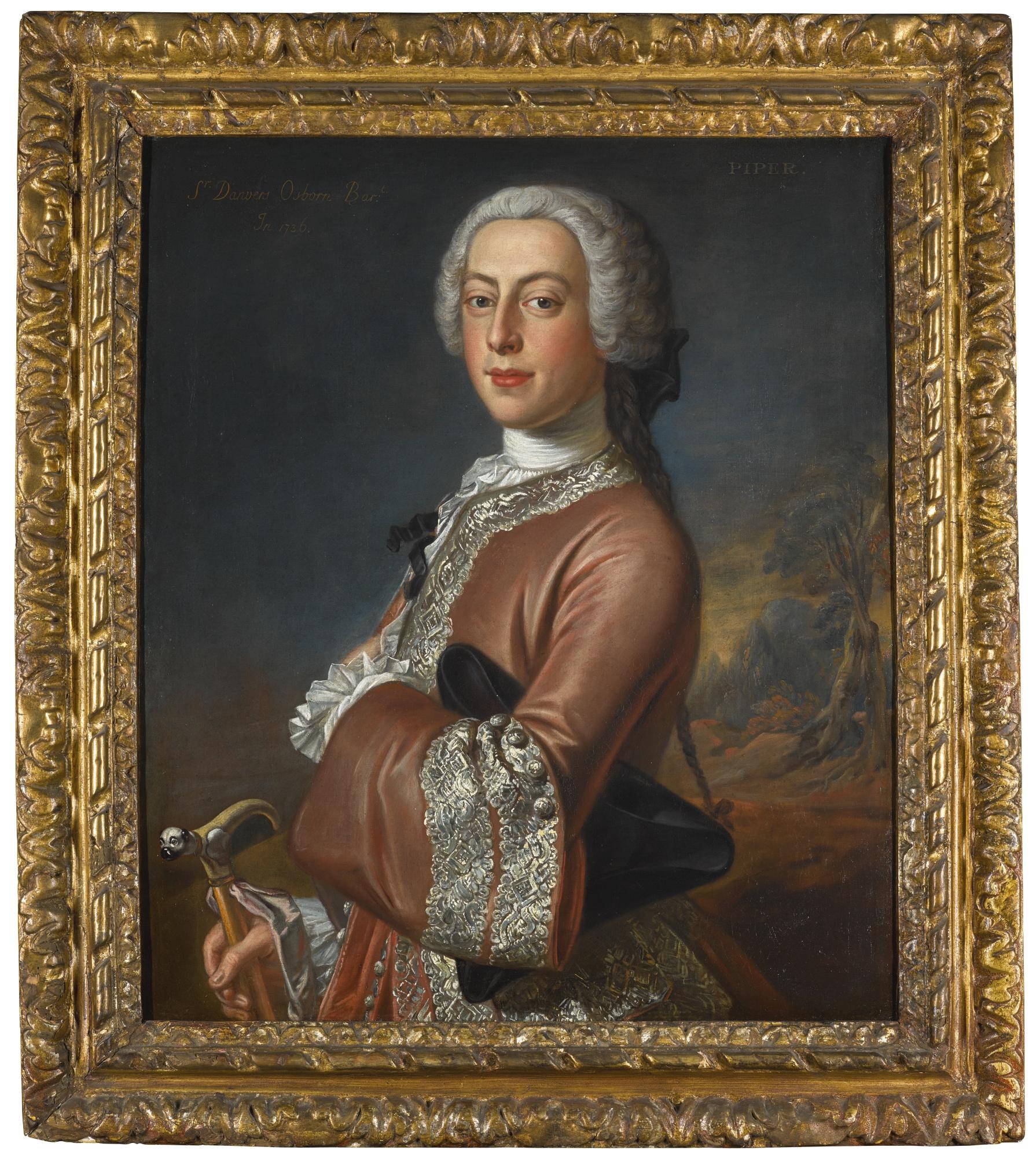 Petrus Johannes Van Reysschoot - Portrait Of Sir Danvers Osborn (1715–1753), Governor Of New York